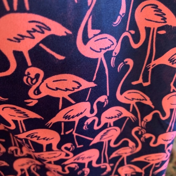 J crew poly‎ flamingo tank . Never worn - Picture 3 of 3